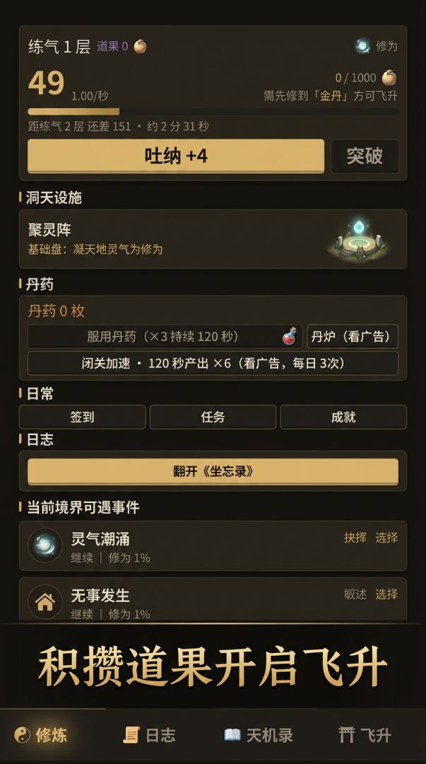 坐忘录游戏截图