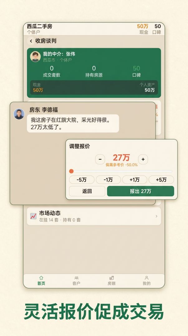西瓜二手房游戏截图