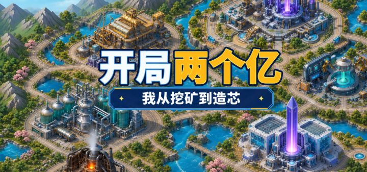 开局两个亿：我从挖矿到造芯 封面