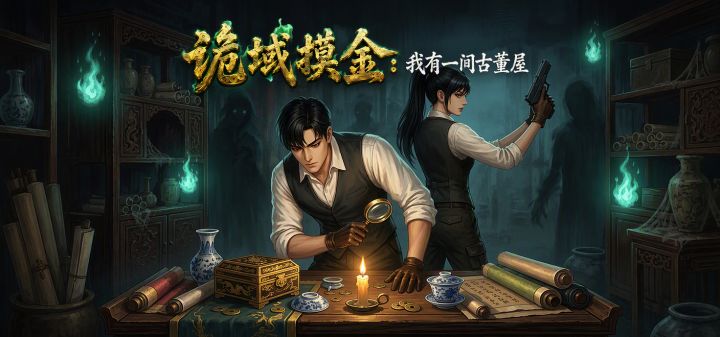 诡域摸金：我有一间古董屋 封面