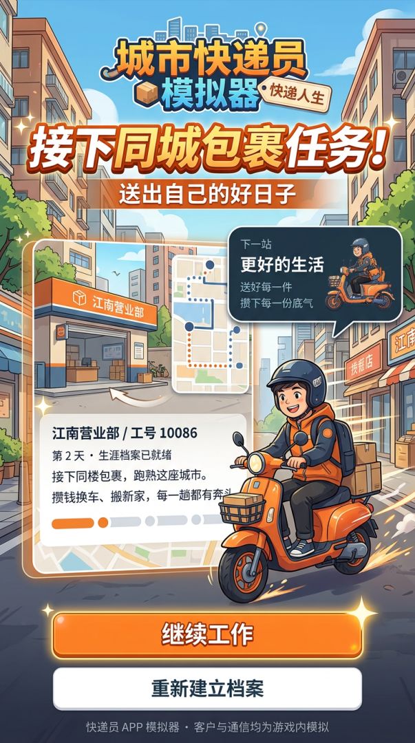 城市快递员模拟器游戏截图