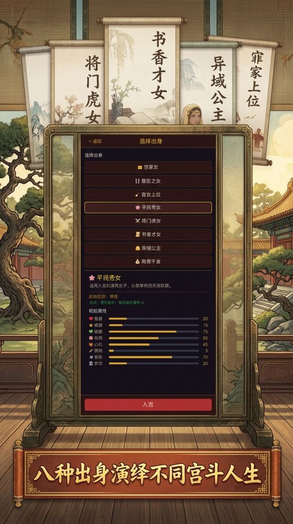 东宫妃妾模拟器游戏截图