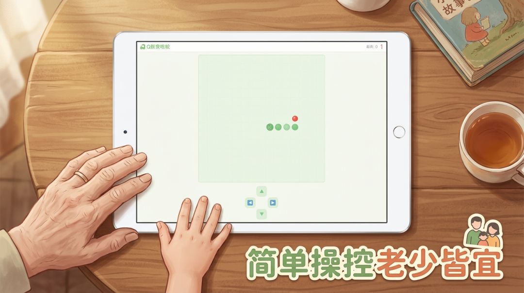 Q版贪吃蛇游戏截图