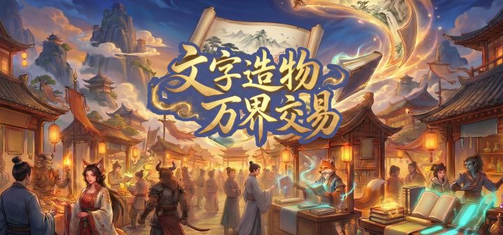 文字造物，万界交易 封面