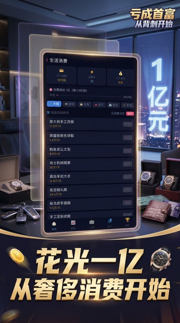 亏成首富从背刺开始游戏截图