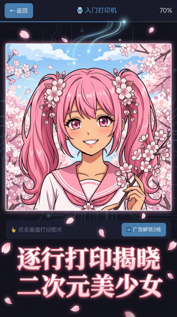 美少女打印机游戏截图