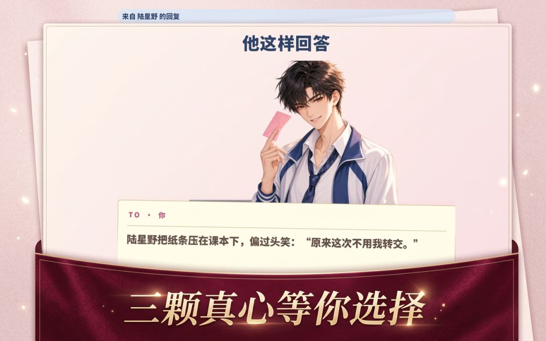 纸条越过你游戏截图