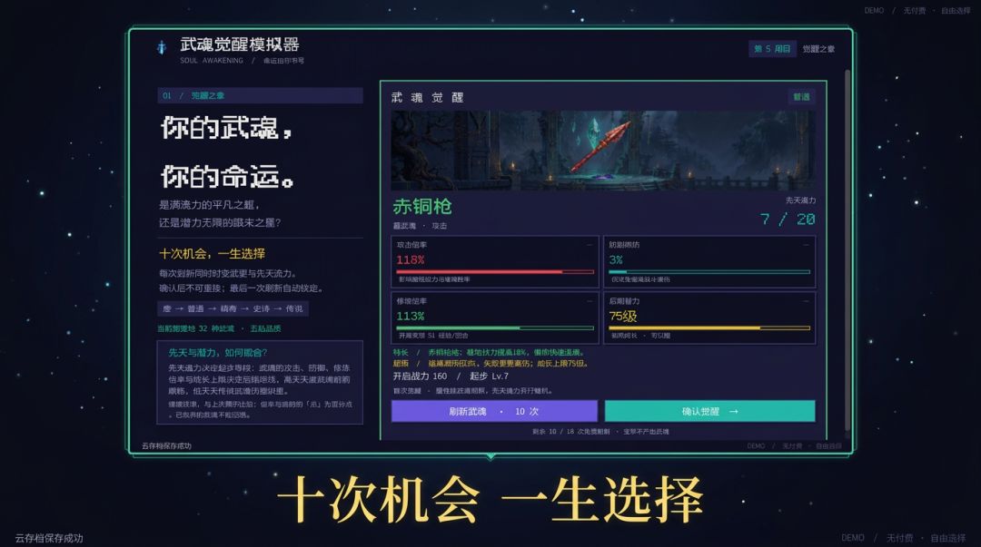 武魂轮回觉醒模拟器游戏截图