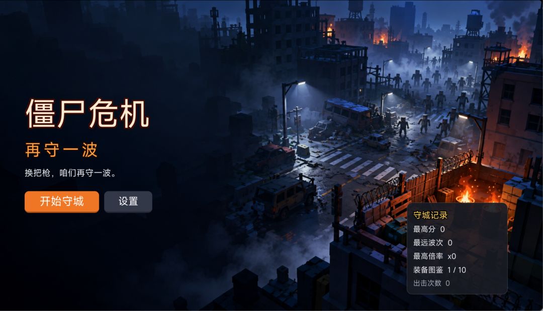 僵尸危机：再守一波游戏截图