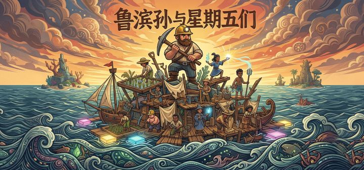 鲁滨孙与星期五们 封面