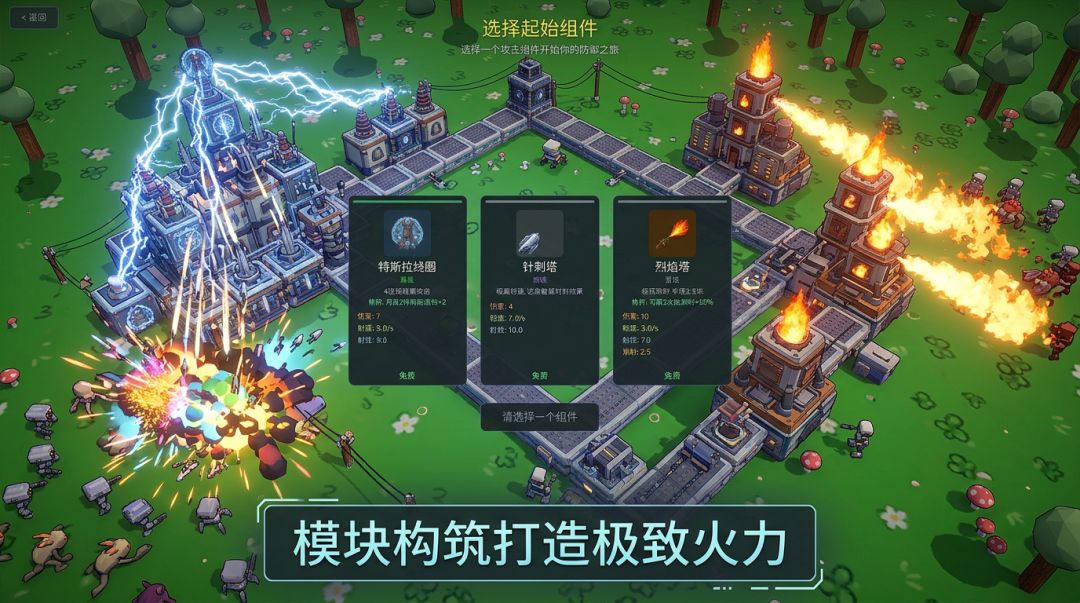 模块之塔:无限防线游戏截图