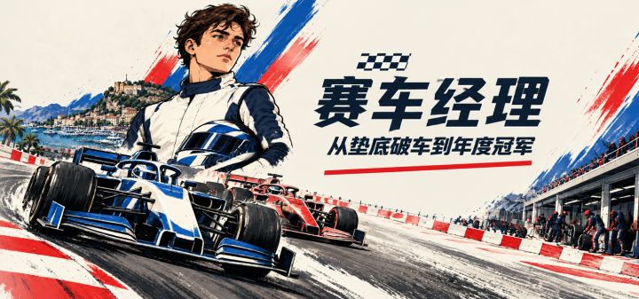 赛车经理:从垫底破车到年度冠军 封面