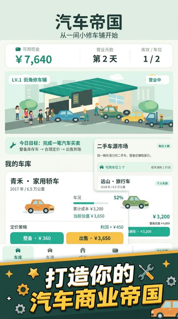 汽车帝国游戏截图