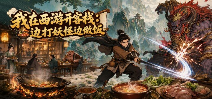 我在西游开客栈：边打妖怪边做饭 封面