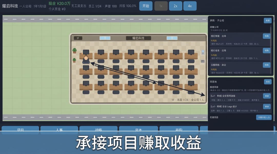 一人公司游戏截图
