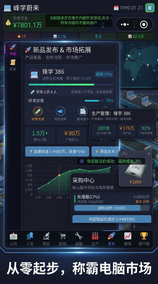 电脑制造模拟器游戏截图