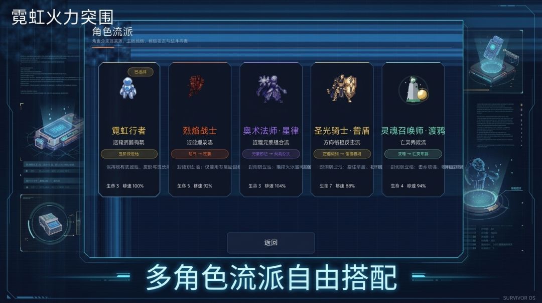 霓虹火力突围游戏截图