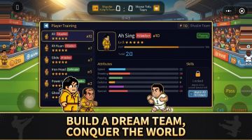 Kung Fu Soccer Game Screenshot