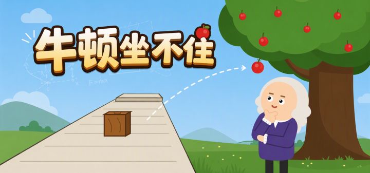 牛顿坐不住 封面
