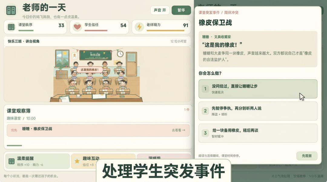 老师的一天游戏截图