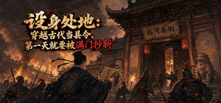 设身处地：穿越古代当县令，第一天就要被满门抄斩 封面