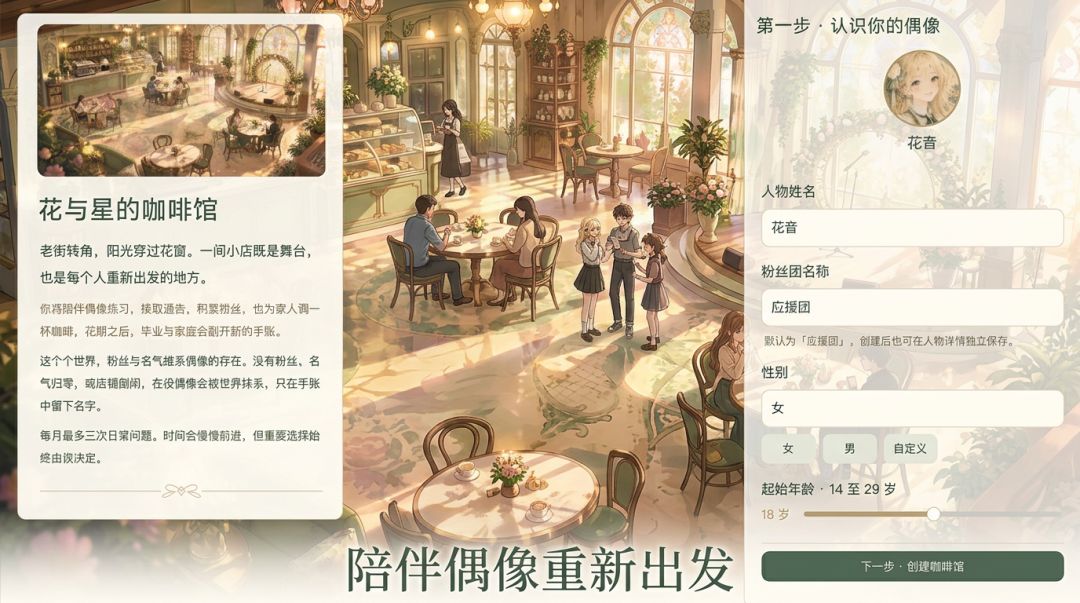 偶像咖啡厅游戏截图