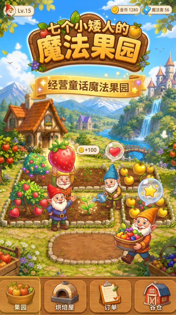 七个小矮人的魔法果园游戏截图