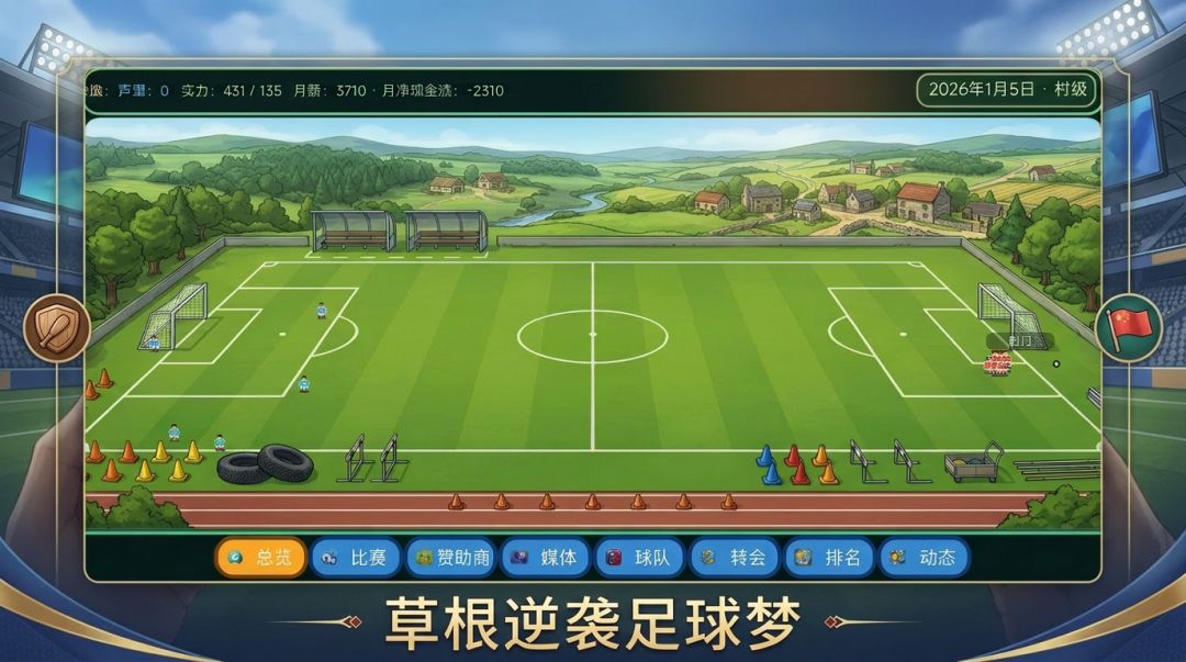 足球经理模拟器游戏截图