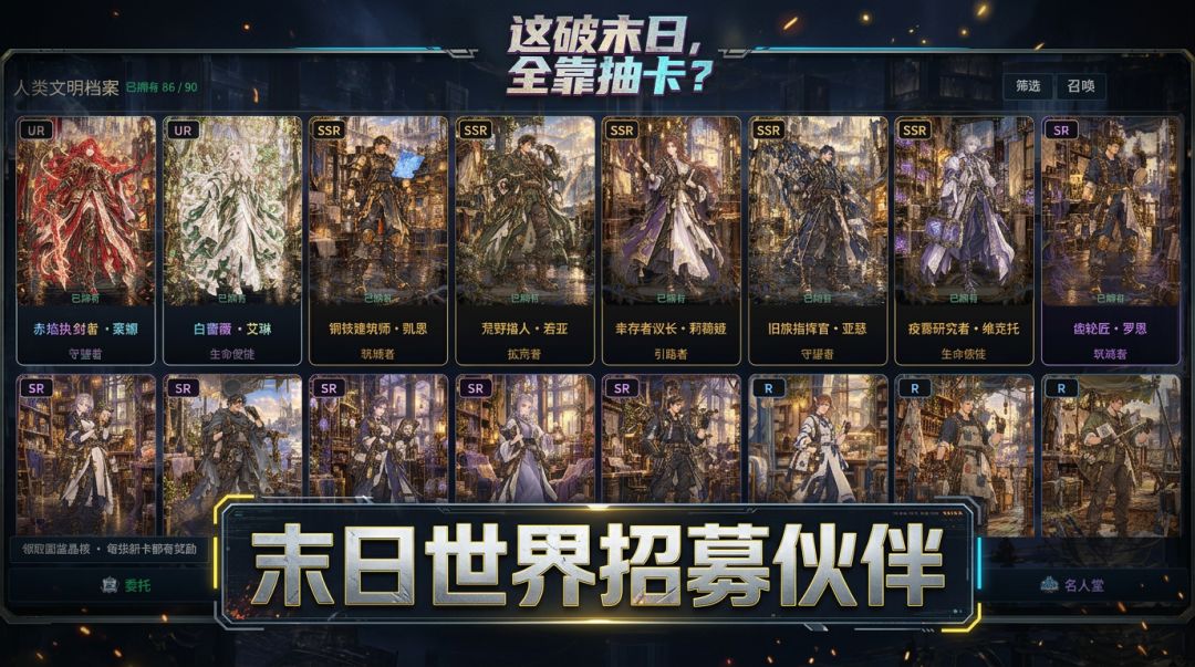 这破末日，全靠抽卡？游戏截图