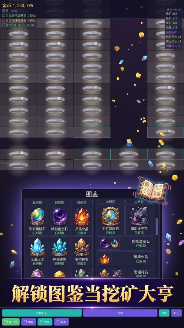 矿洞掘矿大亨游戏截图