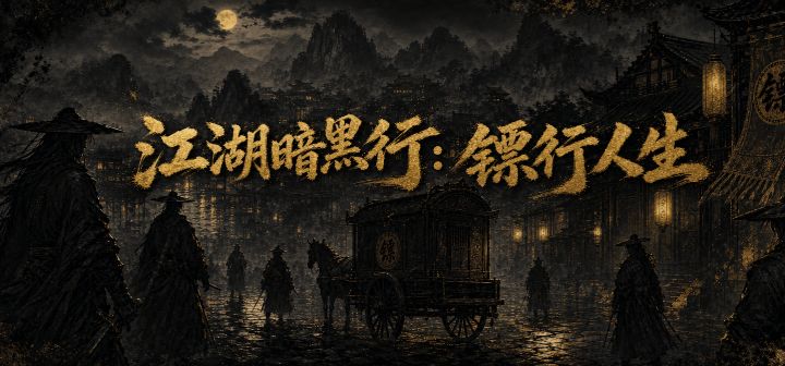 江湖暗黑行：镖行人生 封面