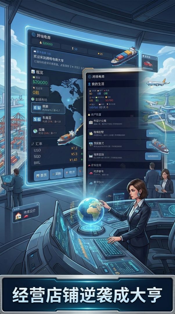 跨境电商游戏截图