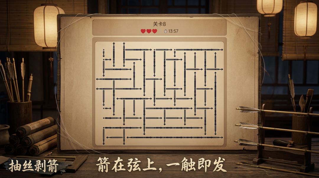 抽丝剥箭游戏截图