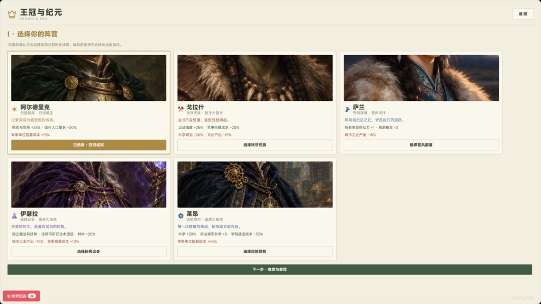 王冠与纪元游戏截图
