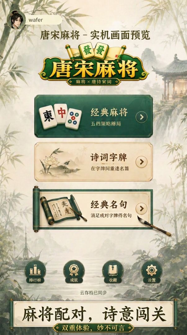 唐宋麻将游戏截图