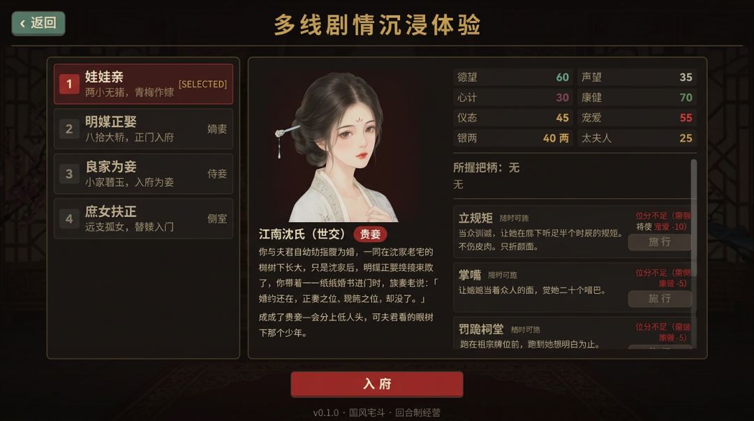 当家主母游戏截图