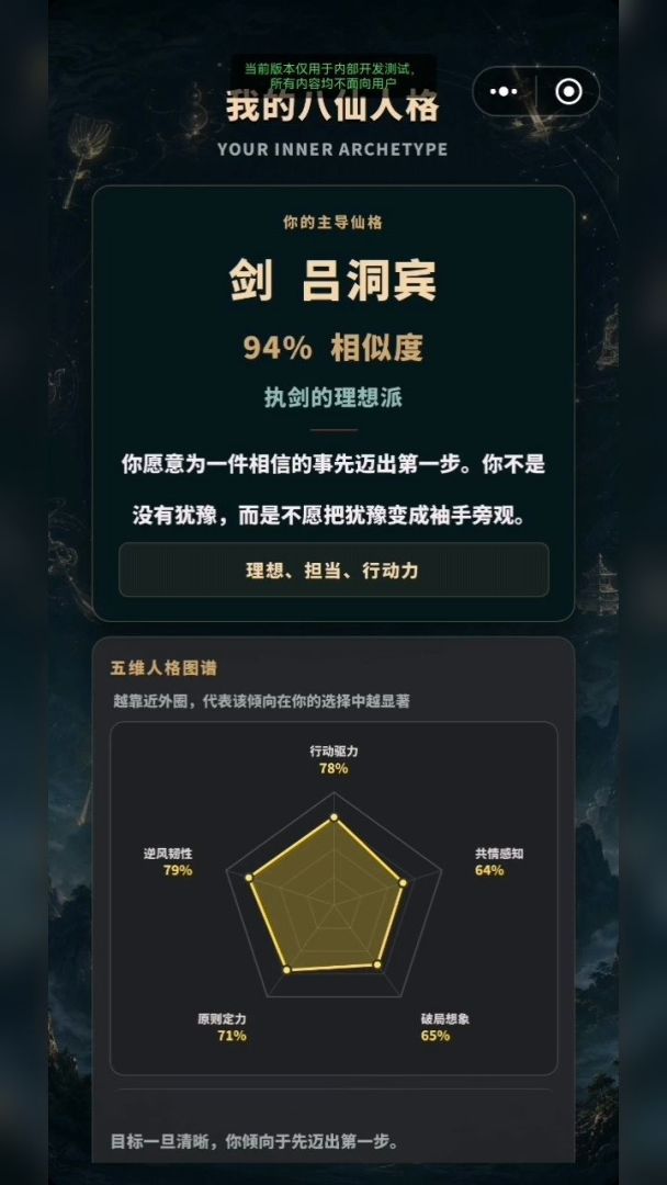 你最像八仙里的谁?游戏截图