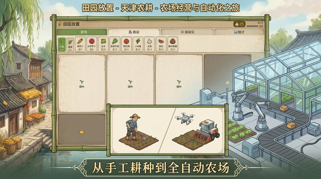 田园放置 - 天津农耕游戏截图