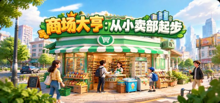 商场大亨:从小卖部起步 封面