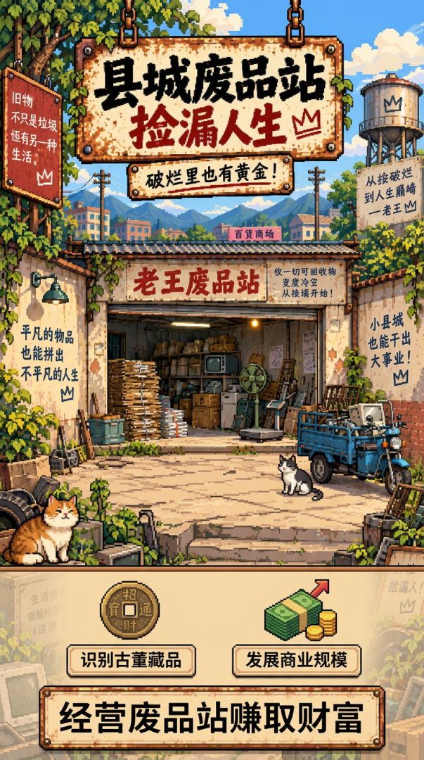 县城废品站:捡漏人生游戏截图