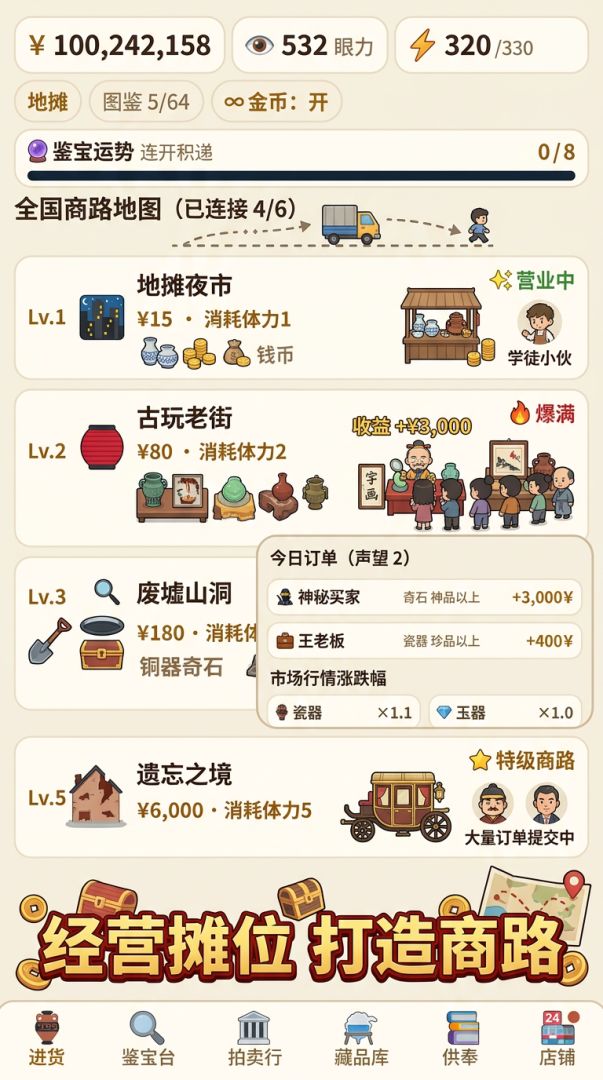 地摊轮回：鉴宝大亨游戏截图