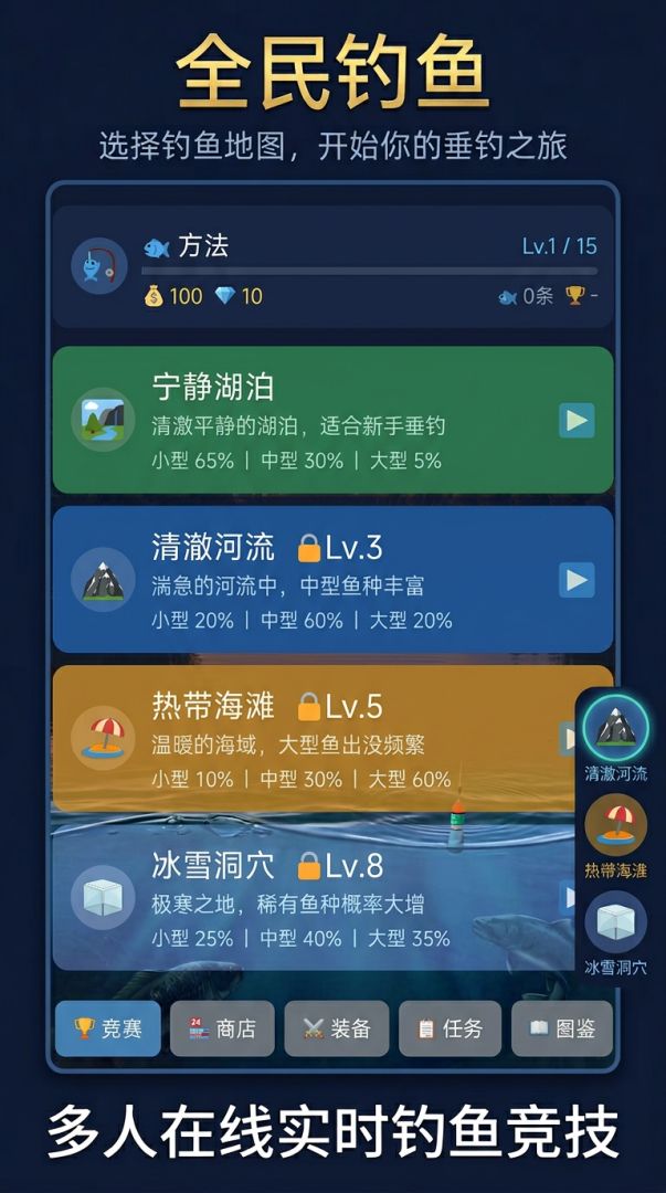 全民钓鱼游戏截图