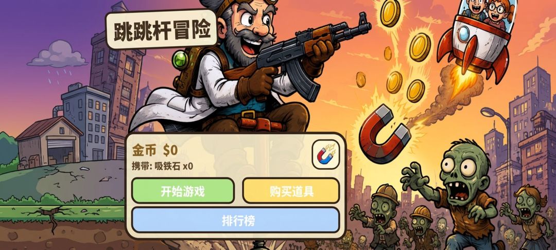 跳跳杆冒险游戏截图