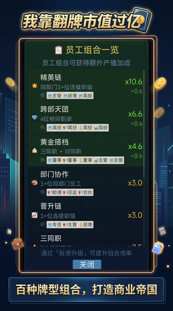 我靠翻牌市值过亿游戏截图