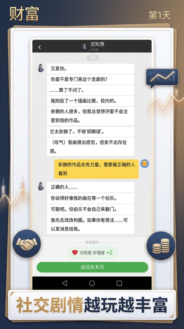 被女神嫌弃后,觉醒万亿返利系统游戏截图