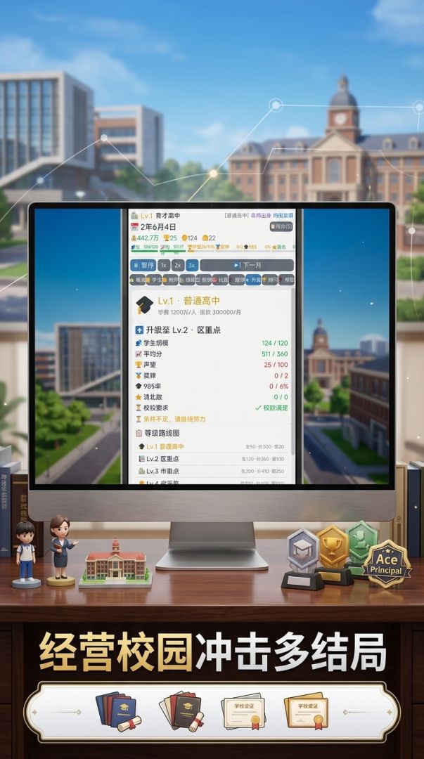 最强高中游戏截图