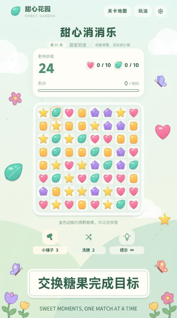 糖果花园大冒险游戏截图