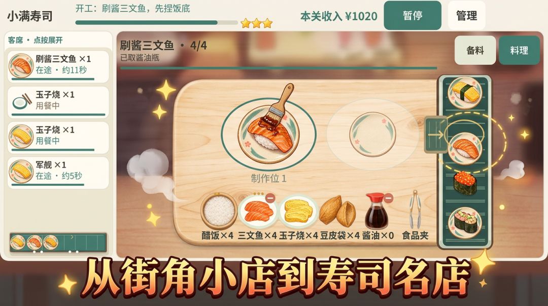 回转寿司物语游戏截图