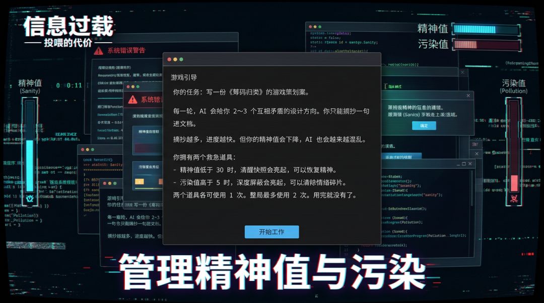 信息过载 - 投喂的代价游戏截图