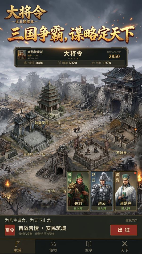 大将令之三国霸业游戏截图